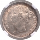 Silver Quarter Rupee Coin of Victoria Queen of Bombay & Calcutta Mint of 1840.