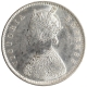 Silver Half Rupee Coin of Victoria Empress of Bombay Mint of 1899.