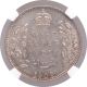 Silver Half Rupee Coin of Edward VII of Bombay Mint of 1907.