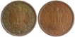 Bronze One Pice Coins of Hyderabad Mint Republic India of 1953.