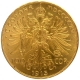 Gold One Hundred Coronas Coin of  Franz Joseph I of Austria.