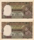 Five Rupees Bank Notes of King George VI Signed by C.D.Deshmukh of 1944.