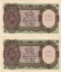 Five Rupees Bank Notes of King George VI Signed by C.D.Deshmukh of 1944.