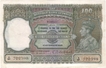 One Hundred Rupees Bank Note of King George VI Signed by C.D.Deshmukh of Bombay Circle.