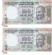 Error One Hundred Rupees Notes Signed By Raghuram G Rajan.