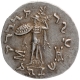 Silver Tetradrachma Coin of Menander I of Indo Greeks.