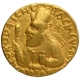 Extremely Rare Gold Dinar Coin of Vima Kadphises of Kushan Dynasty.