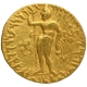 Extremely Rare Gold Dinar Coin of Vima Kadphises of Kushan Dynasty.