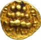 Extremely Rare Gold Fanam Coin of Chalukyas of Badami.