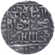 Silver One Rupee Coin of Akbar of Qannauj urf Shahgarh Mint.