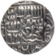 Silver One Rupee Coin of Akbar.