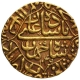 Gold Mohur Coin of Shah Jahan of Akbarabad Mint.