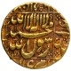 Gold Mohur Coin of Shahjahan of Daulatabad Mint.