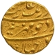 Gold Mohur Coin of Aurangzeb Alamgir of Nusratabad Mint.