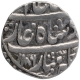 Silver One Rupee Coin of Muhibullanagar Mint of Rohilkhand.