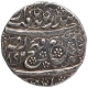 Silver One Rupee Coin of Ranjit Singh of Peshwar Mint of Sikh Empire.