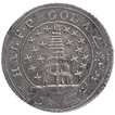 Extremely Rare Silver Half Pagoda Coin of Madras Presidency.