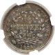 Silver Quarter Rupee Coin of King William IIII of Calcutta Mint of 1835.