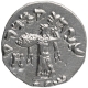 Silver Drachma Coin of Menander I of Indo Greeks.