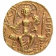 Rare Gold Dinar Coin of Vasudeva II of Kushan Dynasty.