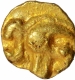 Gold One Quarter Fanam Coin of Western Ganga Dynasty.