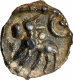 Silver One Eighth Tara Coin of Devaraya I of Vijayanagara Empire.