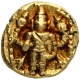 Gold Varaha Coin of Venkatapathiraya II of Aravidu Dynasty of Vijayanagara Empire.