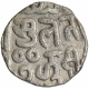 Billon Three Gani Coin of Muizz ud din Kaiqubad of Delhi Sultanate.