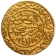 Gold Heavy Dinar Coin of Muhammad bin Tughluq of Hadrat Delhi Mint of Tughluq Dynasty of Delhi Sultanate.