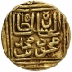 Gold Heavy Tanka Coin of Nasir ud din Mahmud Shah I of Gujarat Sultanate.