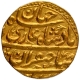 Gold Mohur Coin of Shahjahan of Burhanpur Mint.