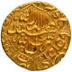 Gold Mohur Coin of Shahjahan of Daulatabad Mint