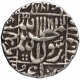 Silver Rupee Coin of Murad Baksh of Surat Mint.