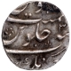 Silver Half Rupee Coin of Aurangzeb Alamgir of Ahmadnagar Mint.