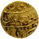 Gold Mohur Coin of Aurangzeb Alamgir of Bareli Mint.