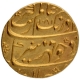 Gold Mohur Coin of Aurangzeb Alamgir of Sholapur Mint.