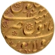 Gold Mohur Coin of Aurangzeb Alamgir of Sholapur Mint.