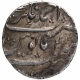 Silver One Rupee Coin of Shah Alam Bahadur of Ahmadnagar Mint.