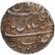 Silver One Rupee Coin of Jahandar Shah of Bareli Mint.