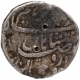 Silver One Rupee Coin of Muhammad Ibrahim of Shahjahanabad Dar ul Khilafa Mint.