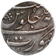 Silver Half Rupee Coin of Muhammad Shah of Surat Mint.