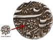 Silver Arsiwala Shahi Rupee Coin of Sri Amritsar Mint of Sikh Empire.