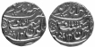 Silver One Rupee Coins of Mahe Indrapur Mint of Bharatpur State.