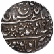 Silver Nazarana Rupee Coin of Man Singh II of Sawai Jaipur Mint of Jaipur.