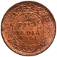 Copper Half Pice Coin of Victoria Empress of Calcutta Mint of 1901.