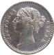 Silver Two Annas Coin of Victoria Queen of Madras Mint of 1841.