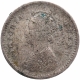 Silver Two Annas Coin of Victoria Queen of Bombay MInt of 1876.