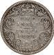 Silver Two Annas Coin of Victoria Empress of Bombay Mint of 1885.