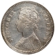 Silver Two Annas Coin of Victoria Empress of Calcutta Mint of 1893.