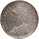 Silver Two Annas Coin of Victoria Empress of Calcutta Mint of 1897.